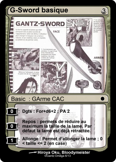 G-Sword basique