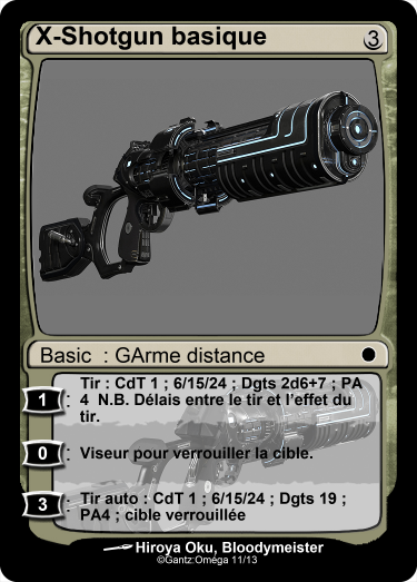 X-Shotgun basique