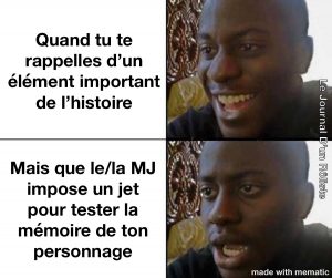 Ma galerie de mèmes de Jeu de rôle