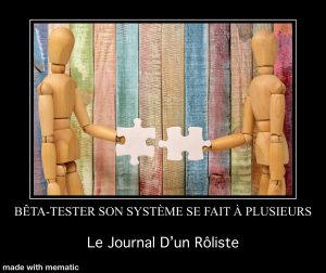 Ma galerie de mèmes de Jeu de rôle