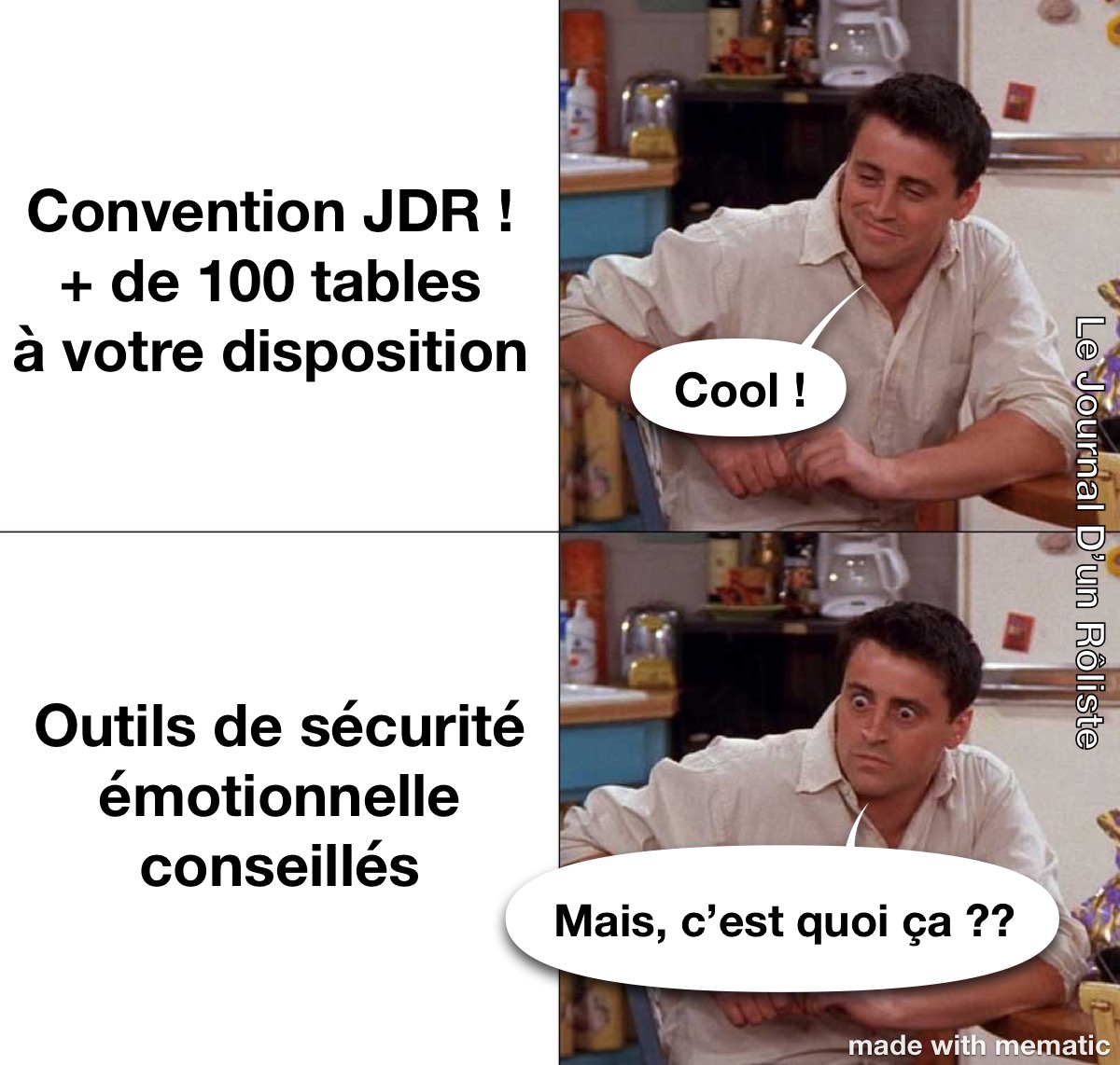 Ma galerie de mèmes de Jeu de rôle